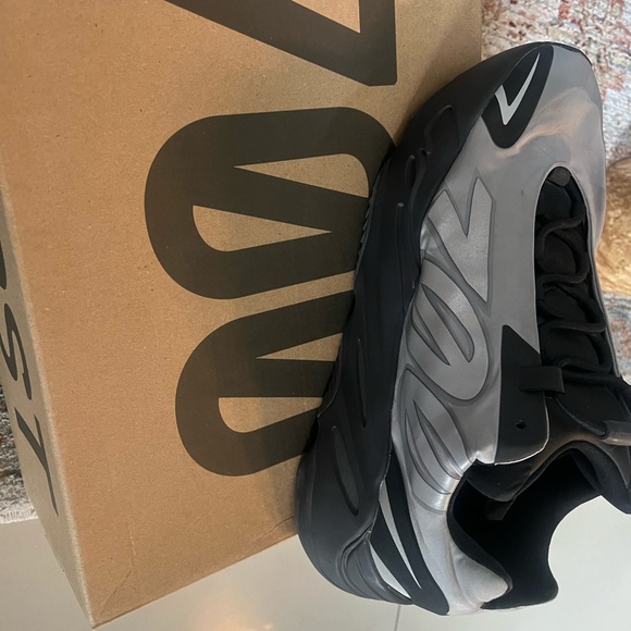 Yzy 700 adidas Black and Gray Sneakers - Picture 3 of 4